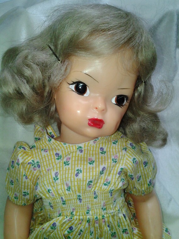 Vintage 1950s Terri Lee Doll Platinum Blonde Curls