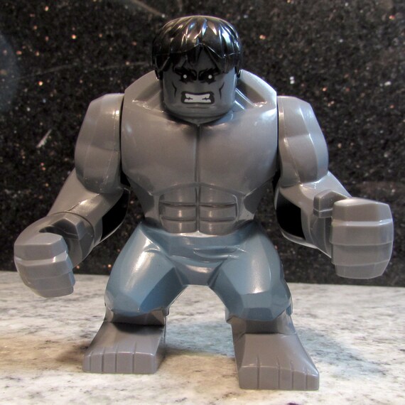 Items similar to Custom GRAY HULK ExtraLarge Lego Bruce Banner