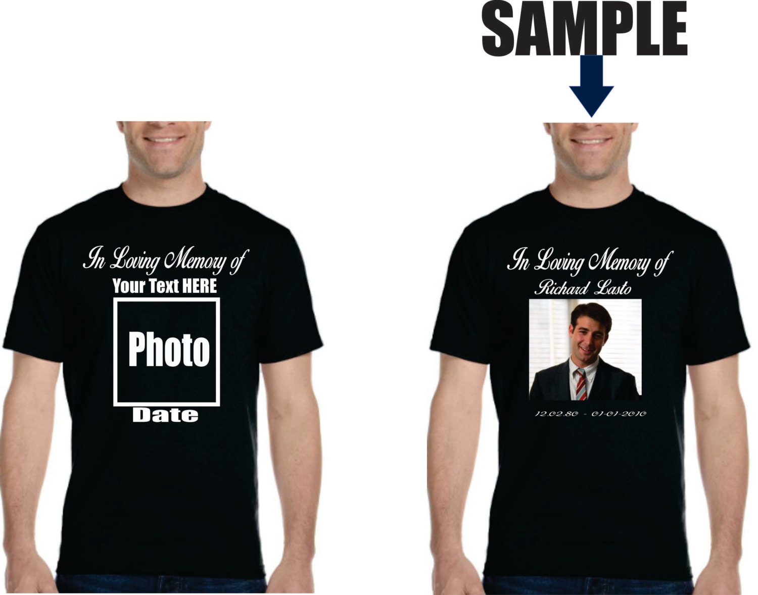 in loving memory shirts with picture