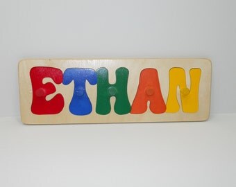 Personalized Name Puzzle With Pegs