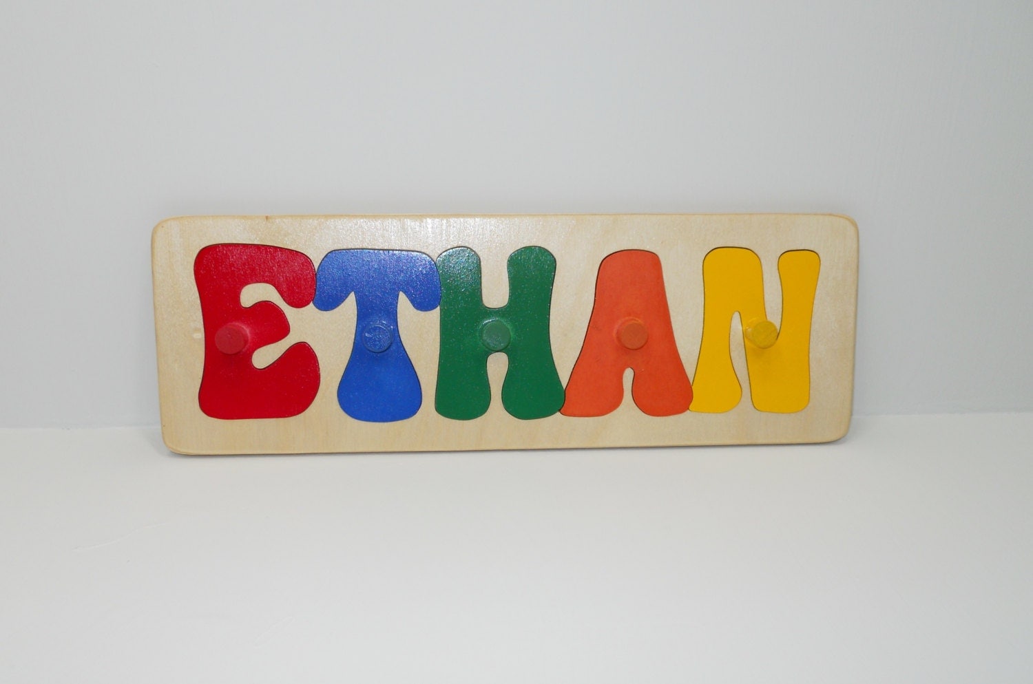Personalized Name Puzzle With Pegs
