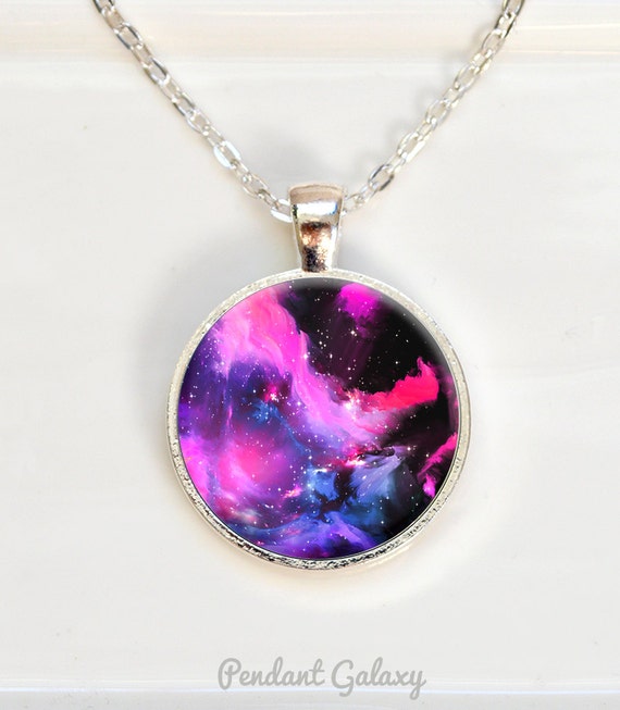 Nebula Pendant Nebula Necklace Galaxy Necklace Space