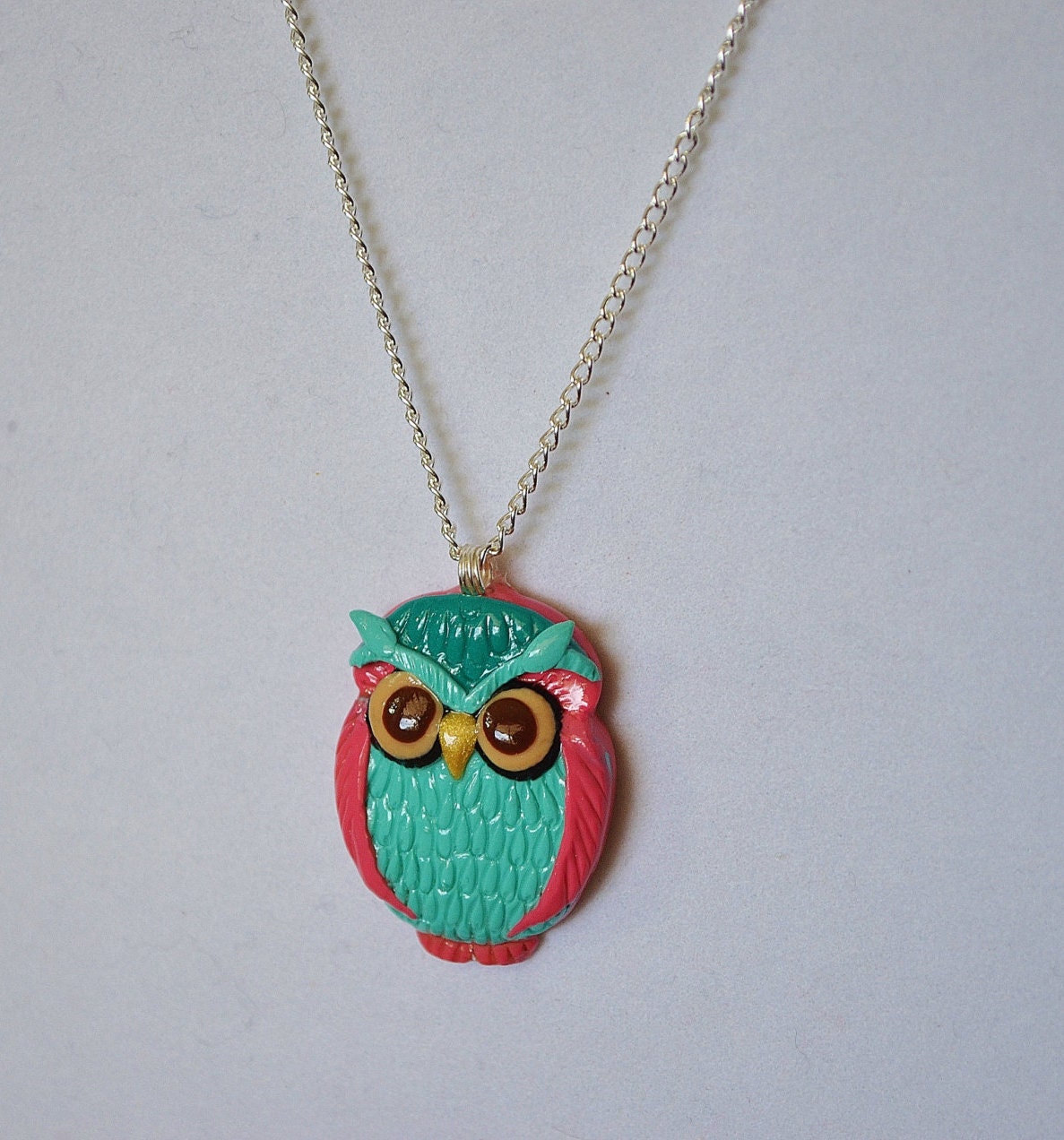 Owl necklace Owl charm necklace owl pendant necklace owl