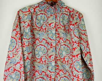 Vintage 80s blouse | Etsy