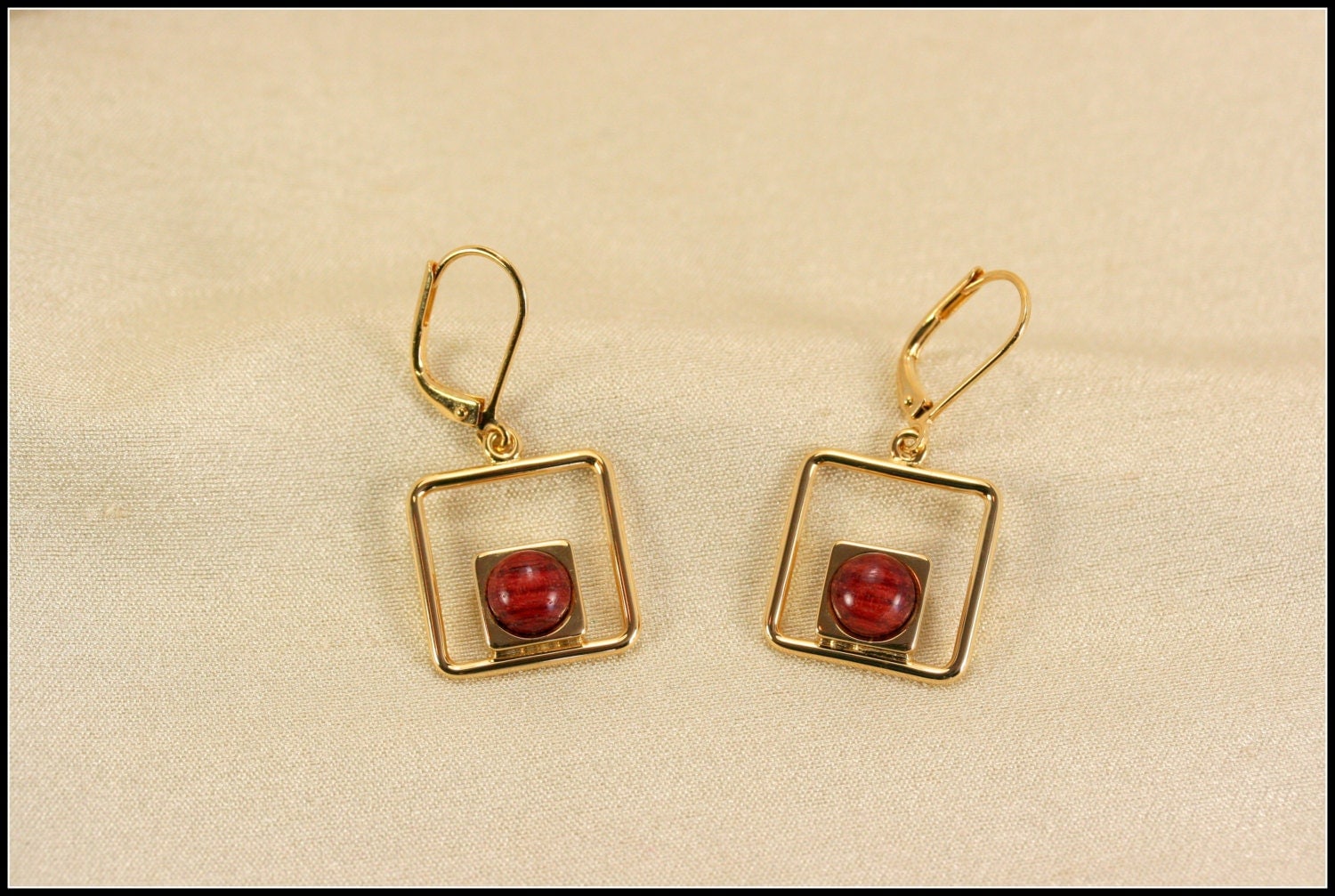 Gold square earrings Gold earrings dangle Gold earrings with