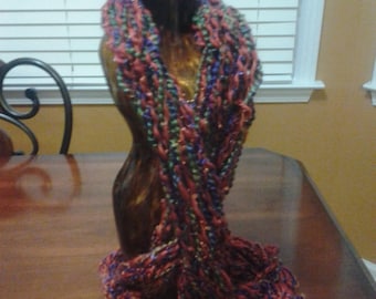 arm knitted in various colors and textures, made to order.