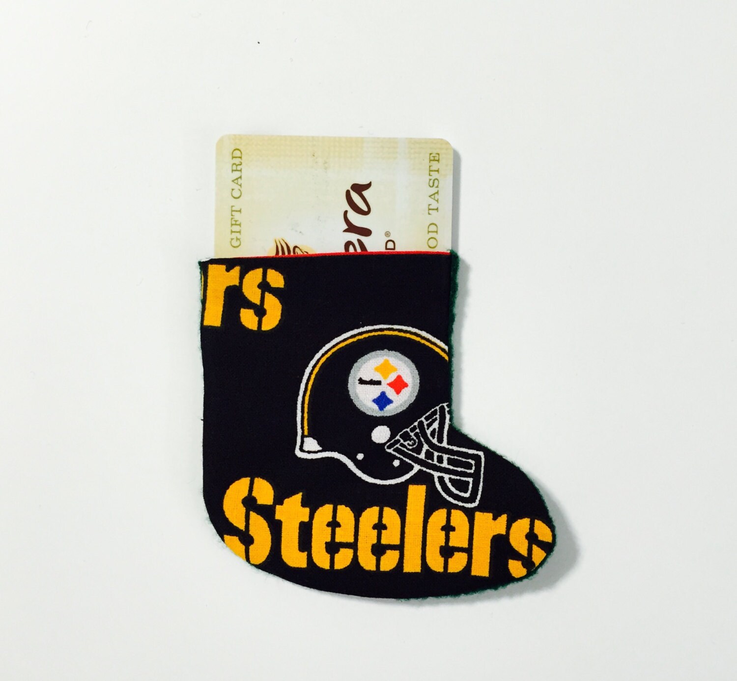 Pittsburgh Steelers fabric Gift Card Holder for your