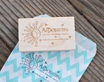 Custom Logo Stamp - Custom Stamp - Customized Stamp - Personalized Rubber Stamp