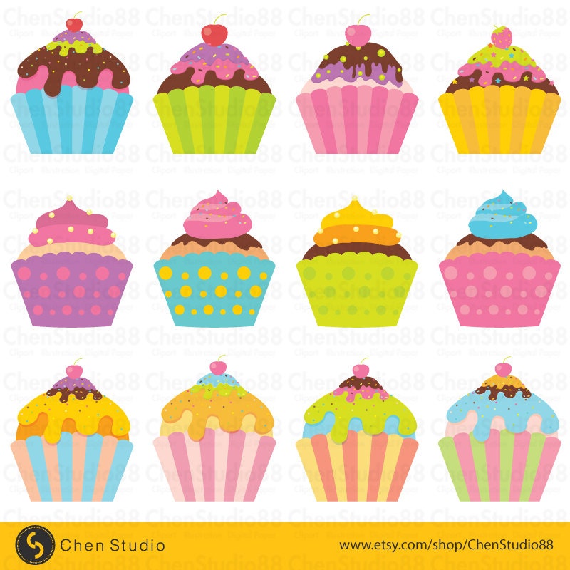free vector clipart cupcake - photo #47