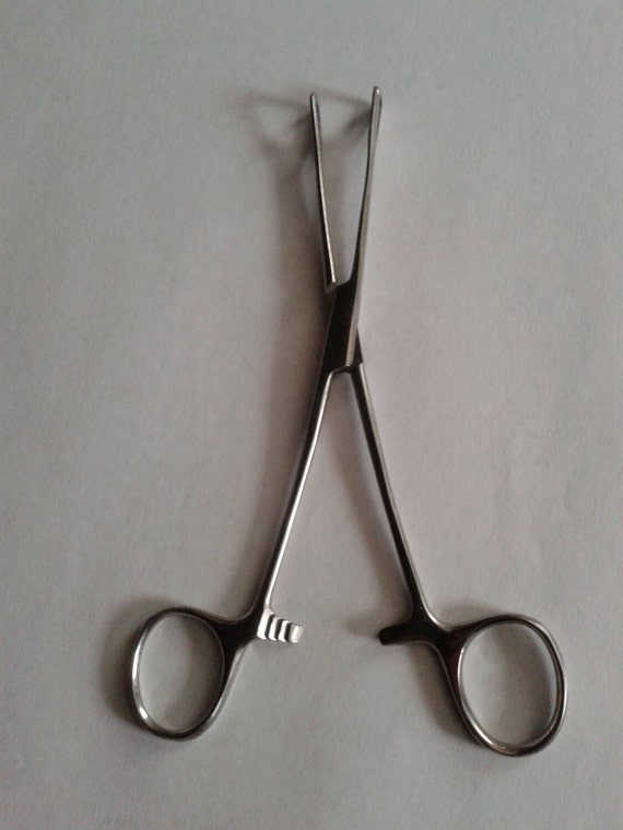 Small Piercing Clamp Tool stainless steel by artGlassANDthrift