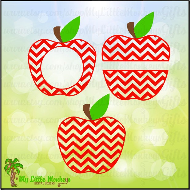 Download Chevron Apple Chevron Apple Split Chevron Apple Monogram Base