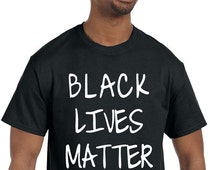 t shirt black live matter