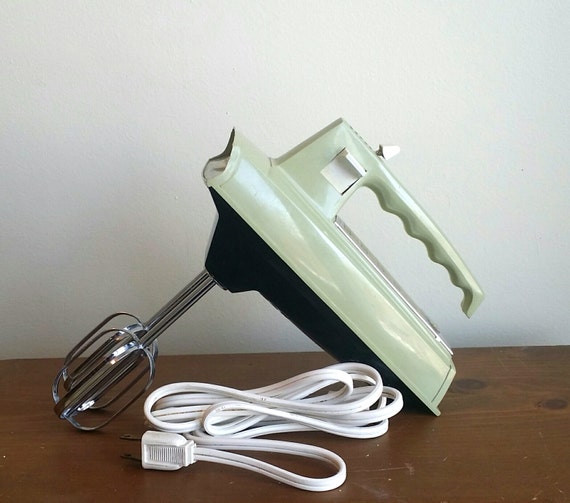 Vintage Electric Hand Mixer Sunbeam Mixmaster by atgbvintage