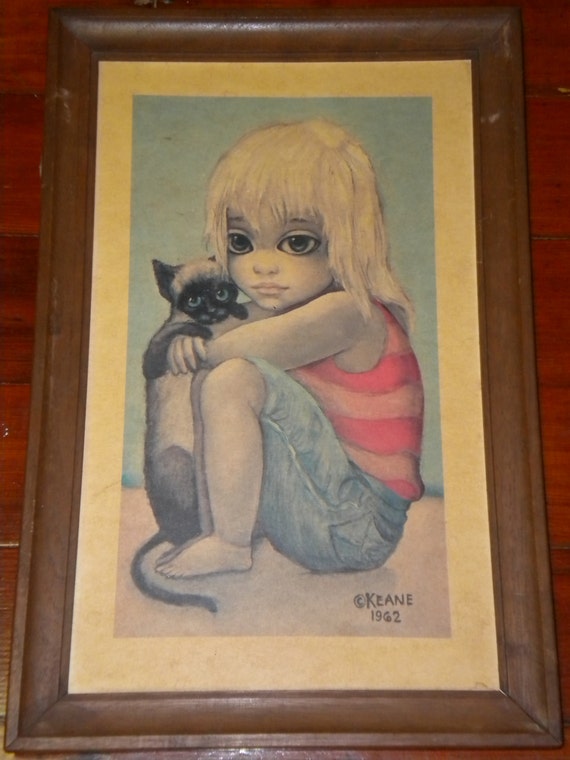 Vintage 1960's Margaret Keane Little Ones by BigSkyMercantile