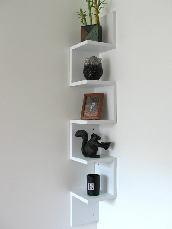 etagere d'angle moderne