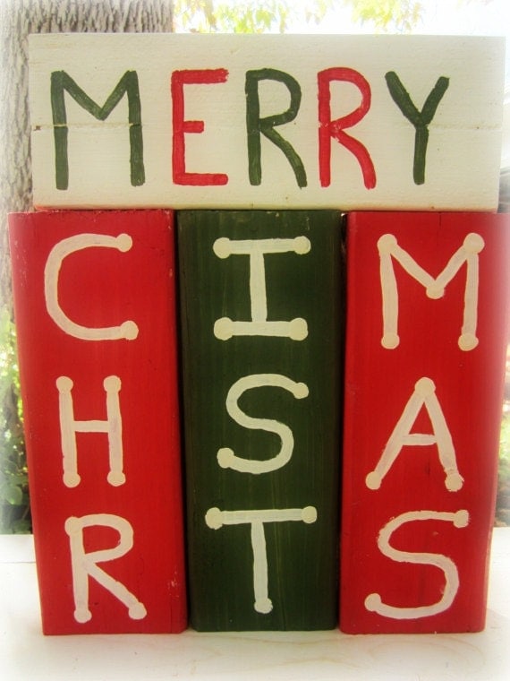 Items similar to Merry Christmas Sign on Etsy