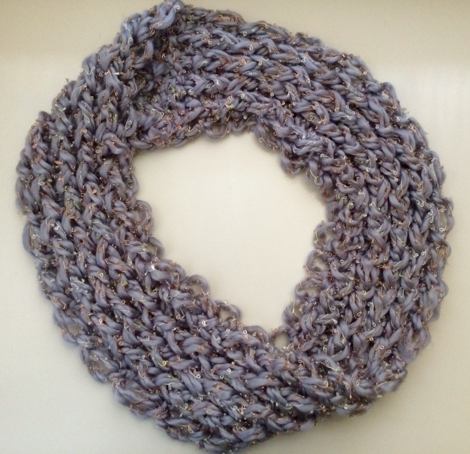 Loose Knit Fashion Infinity Scarf