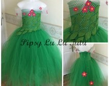 Frozen Fever Elsa Inspired Tutu Dress, Princess (Handmade)