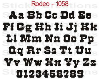 Rodeo letters | Etsy