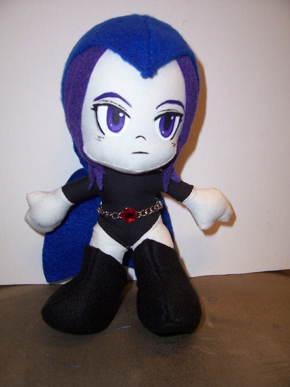 stuffed raven plush