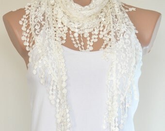 Popular items for lace scarves on Etsy