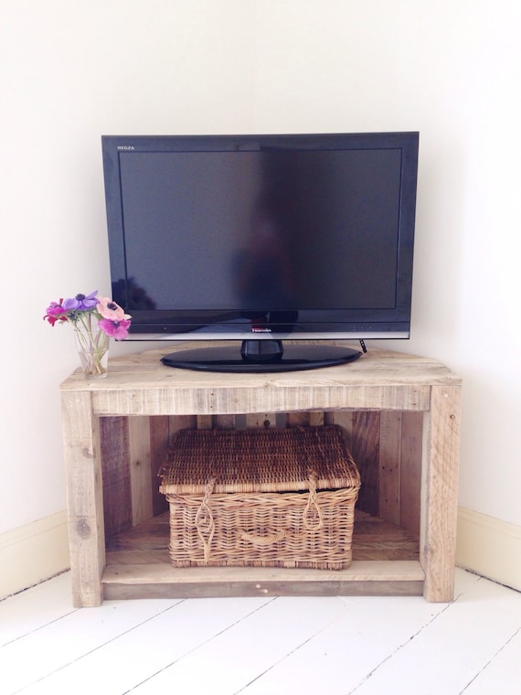 Handmade Rustic Corner Table/Tv Stand. by RemyDicksonDesigns