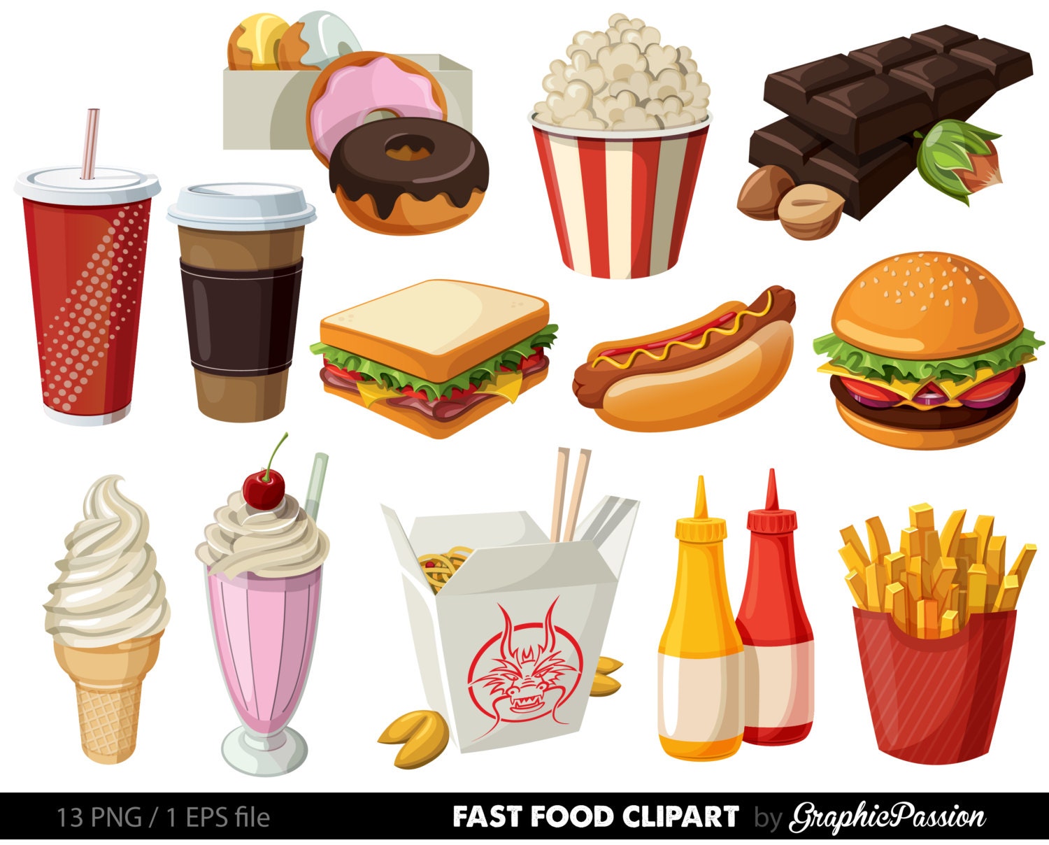clipart of fast food - photo #50
