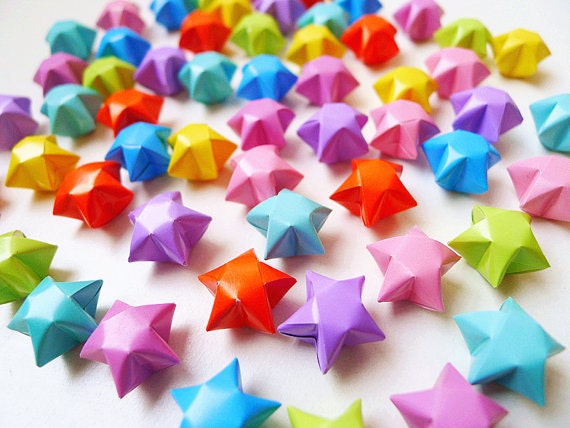 Origami Lucky Stars Candy Colors Wishing