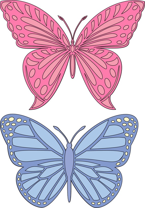 Free Free 50 2 Layered Butterfly Svg Free SVG PNG EPS DXF File