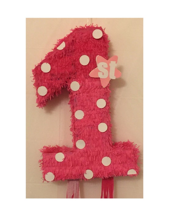 1st Birthday Pink Pinata Customize Name Free By Theperfectpinata