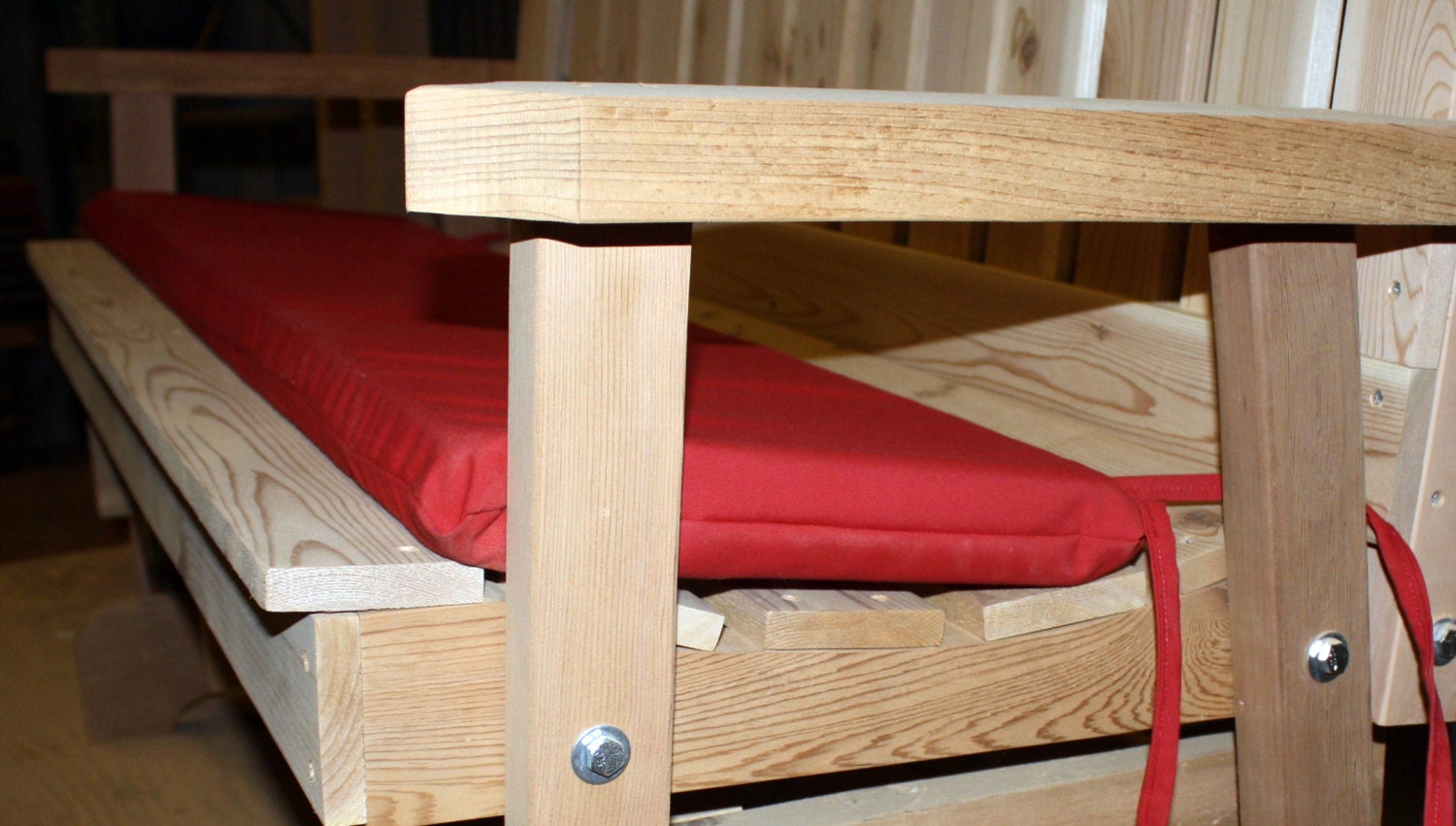 Brand New 5 Foot Porch Swing Outdoor Cushion by ThreemanProducts