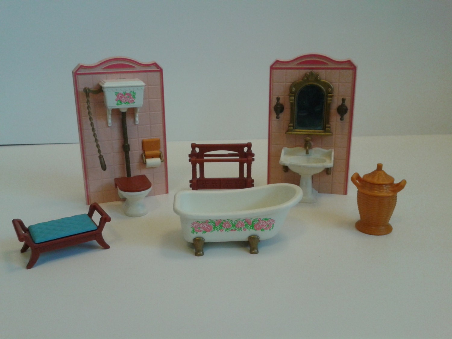 Vintage Playmobil 5324 Bathroom Set Victorian Mansion 5300   Il Fullxfull.712852918 Dofq 