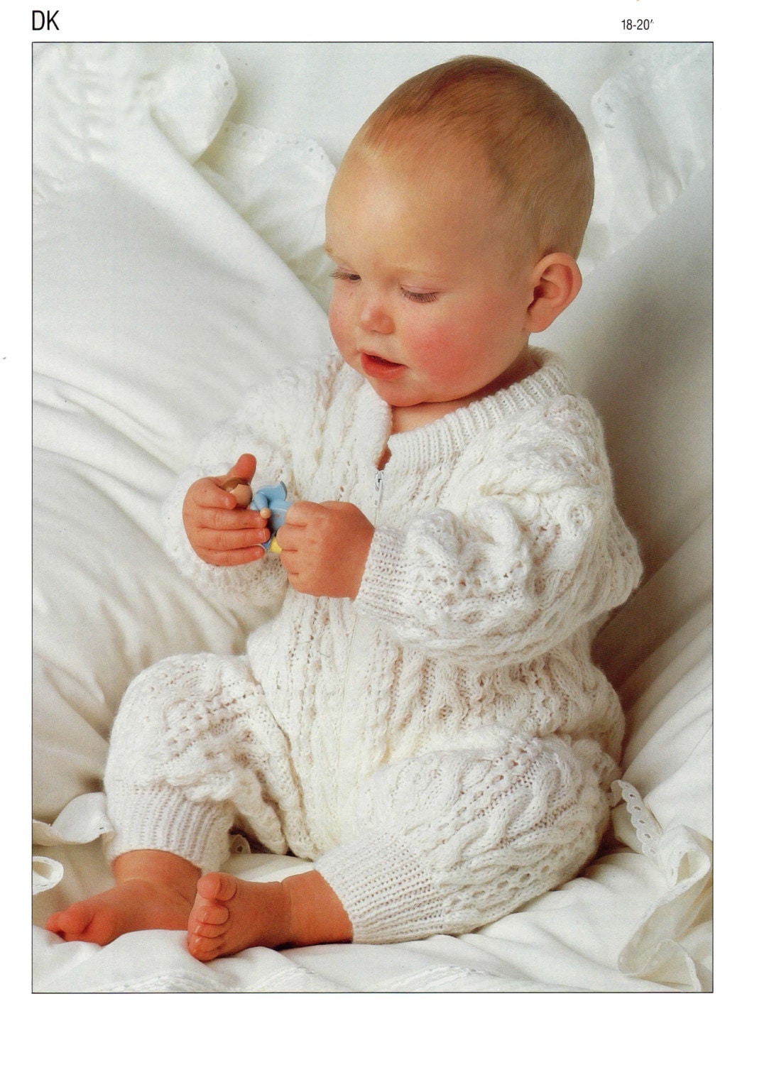 all in one baby grow dk knitting pattern 99p