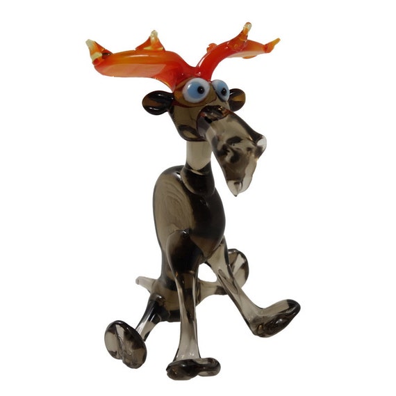 blown glass moose