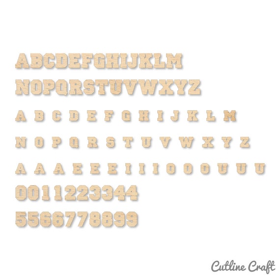 Princetown Solid Normal Letter Font Cutout Shape by LetterStyle