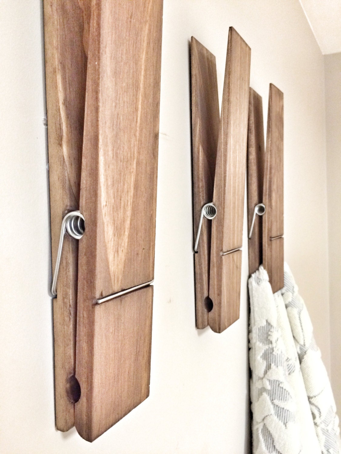 super huge jumbo rustic 12 decorative clothespin in dark super huge jumbo rustic 12 decorative clothespin in dark