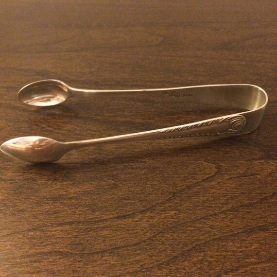 Vintage EPNS Sugar Tongs Nips by James Dixon by
