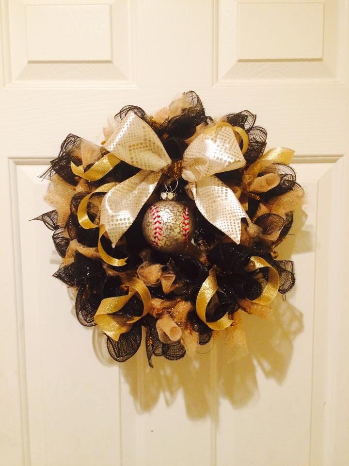 Baseball Wreath