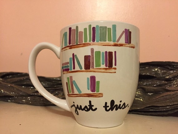 Book Lover Handmade Coffee Mug