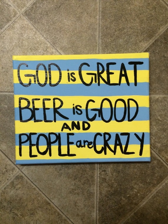 god is great beer is good shirt