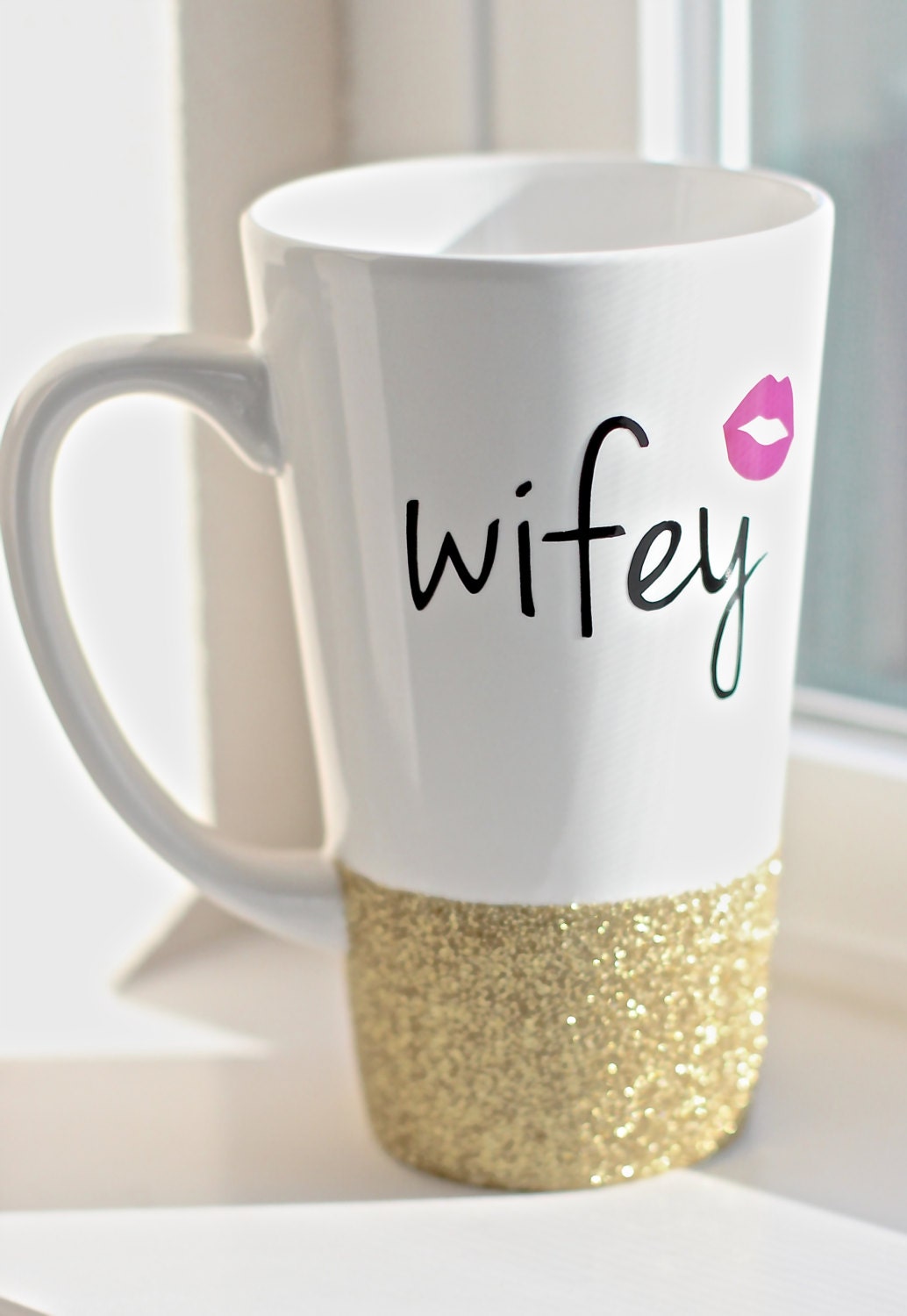 Glitter Coffee Mug Wifey
