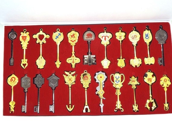 fairy tail lucy keys set