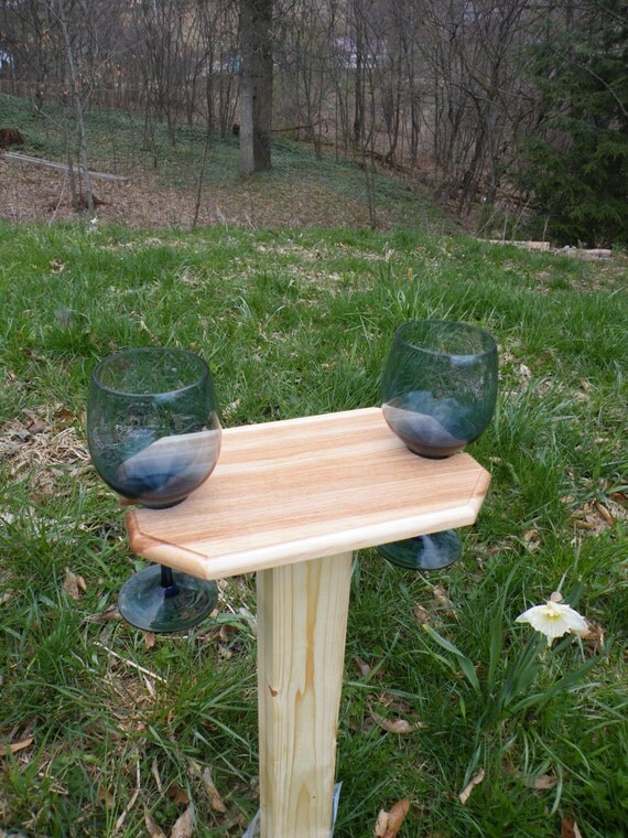 Outdoor Wine Glass Holder