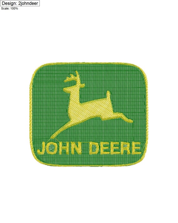 John Deere Embroidery Design by LOTSofEMBROIDERY on Etsy