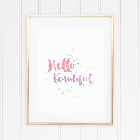 PINK PURPLE MINT Nursery Wall Art Nursery Art Nursery