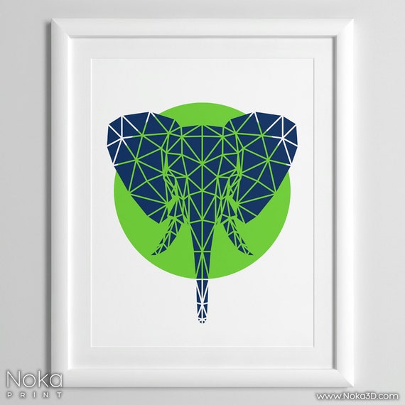 tumblr green quotes Geometric  Pictures &  Becuo Images Elephant Head