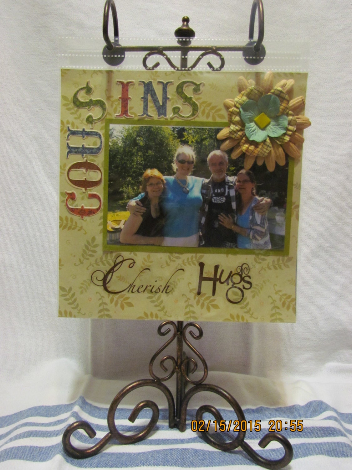 Scrapbooking made simple8X8 Scrapbook page by memoriesremadebyell