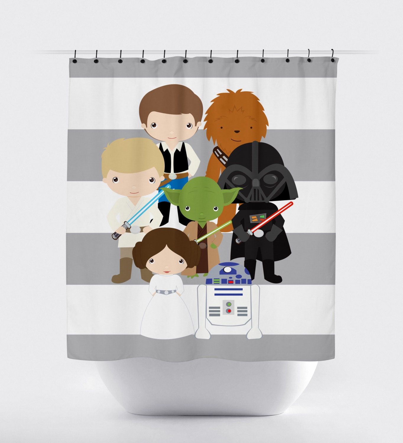star wars shower curtain fabric shower curtain little kid