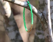 Seed bead friendship bracelet 