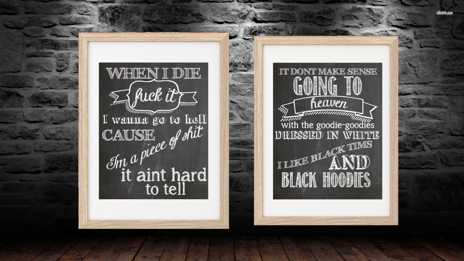 When i die fuck it i wanna go to hell picture 1
